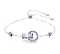 Swarovski Hollow Bracelet, Blue Crystals in a Rhodium Plated Setting, from the Hollow Collection