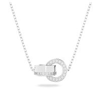 Swarovski Hollow Pendant Small White Rhodium Plated Necklace 5636497