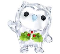 Swarovski Hoot - Happy Holidays - Multi Colour Crystal, A.E. 2018, 3.9 x 3.4 x 2.8 cm