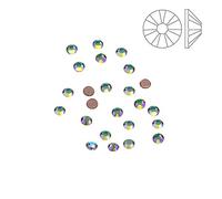 Swarovski Hotfix 2038 Flat Back Paradise Shine SS6 PK24