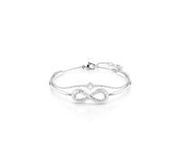 Swarovski Hyperbola Bangle Collection with Infinity Motif, One Size, Cubic Zirconia, Cubic Zirconia