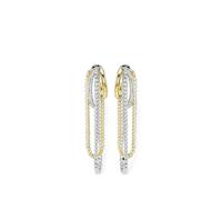 Swarovski Hyperbola crystal-embellished earrings - Silver OS