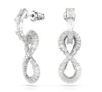Swarovski Hyperbola Infinity Rhodium Plated Drop Earrings
