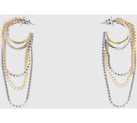 SWAROVSKI Hyperbola Gold-Plated Multi-Strand Drop Earrings with Crystals - Size: OS - female