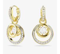 Swarovski Hyperbola Gold Tone Plated Dancing Stone Earrings 5738249
