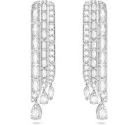 Swarovski Hyperbola Mixed Cut White Drop Earrings