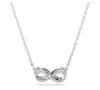 Swarovski Hyperbola pendant, Pavé, Infinity, White, Rhodium plated