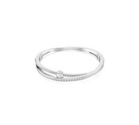 Swarovski Hyperbola Rhodium Plated Mixed Cuts Crystal Bangle