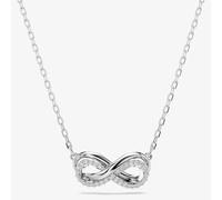 Swarovski Hyperbola Rhodium Plated White Infinity Necklace 5687265