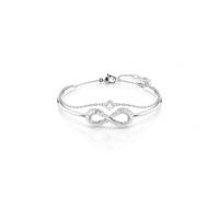 Swarovski Hyperbola White Rhodium Plated Infinity Bangle 5684049 - Crystal / Rhodium Plated