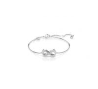 Swarovski Hyperbola bracelet, Infinity, White, Rhodium plated
