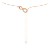 Swarovski Hyperbola Y Necklace Infinity Rose Gold Plated Crystal 5521346