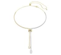 Swarovski Hyperbola Y Necklace Round Cut Knot White Mix Finish