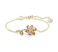 Swarovski Idyllia F Florere Soft Bracelet, Silver tone, Gold shiny