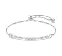 Swarovski Idyllia bracelet, Mixed cuts, Arrow, White, Rhodium plated