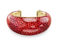 Swarovski Idyllia Bracelet Red Gold Plated Size M