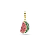 Swarovski Idyllia Charm, Mixed Cuts, Watermelon, Multicolored, Gold-Tone Plated
