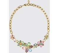 SWAROVSKI Idyllia Floral Choker Necklace in 18k Gold-Plated Metal - Size: OS - female