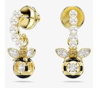 Swarovski Idyllia Gold Tone Plated Crystal Bee Drop Earrings 5742678