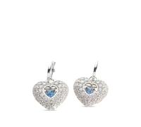 Swarovski Idyllia heart crystal earrings - Silver OS