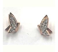 Swarovski Idyllia Lilia Butterfly Stud Earrings White Rose Gold 5636427