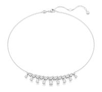 Swarovski Idyllia Mixed Cut Snowflake Necklace White Rhodium Plated