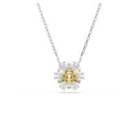 Swarovski Idyllia Yellow Flower Rhodium Plated Necklace