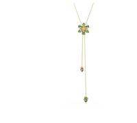Swarovski Idyllia Pendant Y-Shaped Mixed Sizes Flower Multicolor Bathroom Gold Tone One Size Crystal One Size Crystal One Size Crystal Crystal