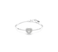Swarovski Idyllia Rhodium Plated Crystal Heart Bangle D