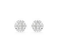 Swarovski Idyllia Rhodium Plated Mixed Cuts White Snowflake Stud Earrings - Crystal / Rhodium Plated