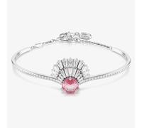 Swarovski Idyllia Rhodium Plated Pink Shell Pink Bangle