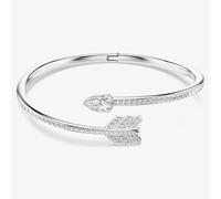 Swarovski Idyllia Rhodium Plated Silver Arrow Bangle 5737264 (M)