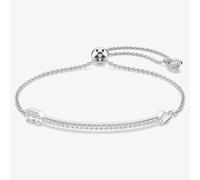 Swarovski Idyllia Rhodium Plated Silver Arrow Sliding Bracelet 5741523