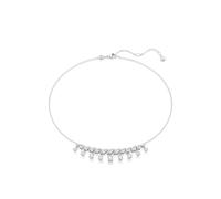 Swarovski Idyllia Rhodium Plated White Snowflake Necklace 5692637 - Crystal / Rhodium Plated