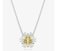 Swarovski Idyllia Rhodium Plated Yellow Flower Necklace 5679939