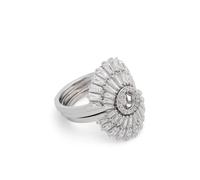 Swarovski Idyllia rings (set of three) - Silver 52-58-60