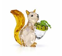 Swarovski Idyllia Squirrel and Acorn Ornament 5683617 - Elegant Styling | - Crystal