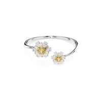 Swarovski Idyllia Yellow Flower Rhodium Plated Bangle