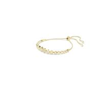 Swarovski Imber Tennis Bracelet, Clear Round-Cut Crystals in a Gold-Tone Finished Setting, Part of the Imber Collection