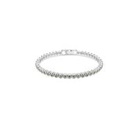 Swarovski Imber Emily Tennis Bracelet, Black Round-Cut Crystals in a Rhodium-Finished Setting, Part of the Imber Collection