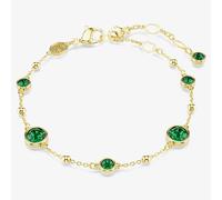 Swarovski Imber Gold Tone Plated Green Crystal Bracelet 5730676