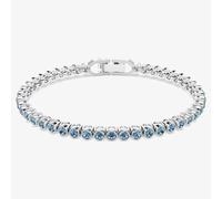 Swarovski Imber Rhodium Plated Blue Crystal Tennis Bracelet 5734239