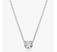 Swarovski Imber Rhodium Plated White Round Cut Pendant 5696039 - Elegant - Crystal / Rhodium Plated
