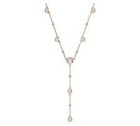 Swarovski Imber Round Cut White 18ct Rose Gold Finish Y Necklace