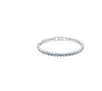Swarovski Imber Tennis Emily Soft Bracelet, Blue, Rhodium shiny