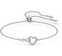 Swarovski Infinity Heart Bracelet Rhodium Plated Bracelet new with box.
