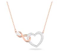 Swarovski Infinity Hyperbola Necklace Stainless Steel 5518865 - Woman - Stainless Steel Rose gold/Silver 38 cm