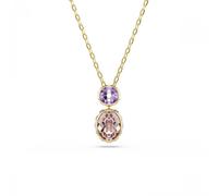 Chroma pendant, Mixed cuts, Multicoloured, Gold-tone plated