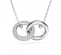 Swarovski Jewellery Swarovski Dextera Interlocking Crystal Loop Necklace 1.7 x 2.7cm, 38-45cm