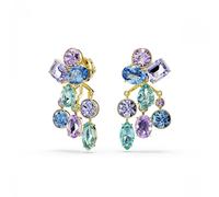 Swarovski Jewellery Swarovski Gema Mixed Cuts Multicoloured Gold Tone Earring Jackets 3.7 x 1.9cm